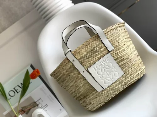 Loewe Original Basket Bag Authentic Raffia Luxury