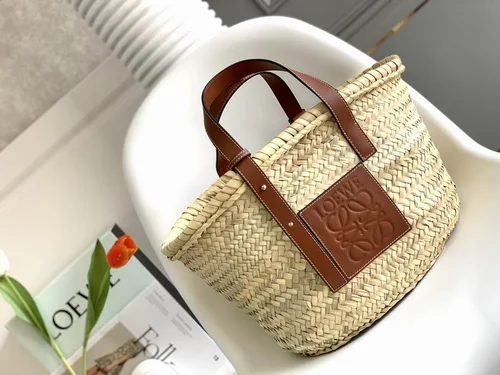 Loewe Original Basket Bag Authentic Raffia Luxury