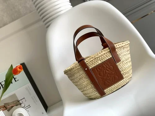 Loewe Original Basket Bag Authentic Raffia Luxury