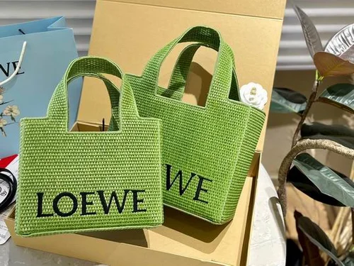 11 Loewe Large Basket Bag Women Luxury Raffia Palm Designer