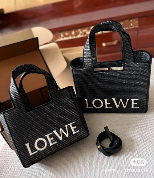 11 Loewe Large Basket Bag Women Luxury Raffia Palm Designer