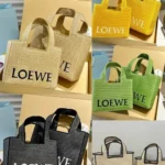 11 Loewe Large Basket Bag Women Luxury Raffia Palm Designer