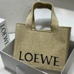 11 Loewe Large Basket Bag Women Luxury Raffia Palm Designer