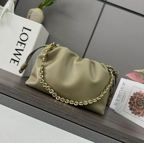 Loewe Original Flamenco Purse Clutch Authentic Nappa Leather