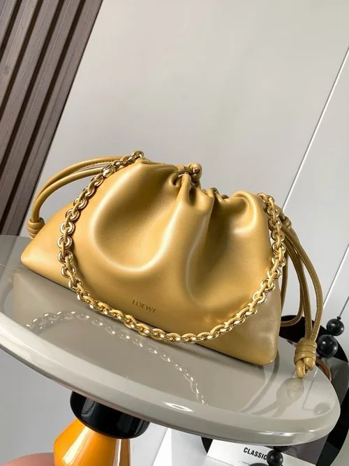 Loewe Original Flamenco Purse Clutch Authentic Nappa Leather