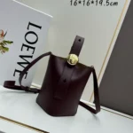 11 Loewe Pebble Bucket Bag Small Women Luxury Leather