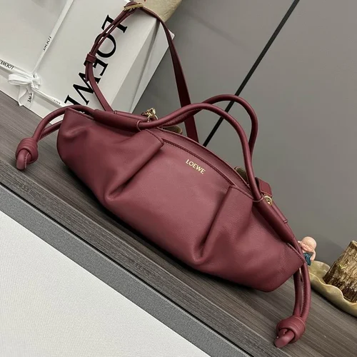 Loewe Original Handbags Authentic Anagram Leather Collection