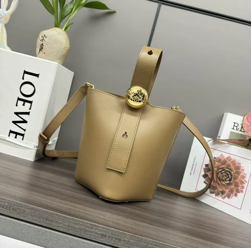 Loewe Original Handbags Authentic Anagram Leather Collection