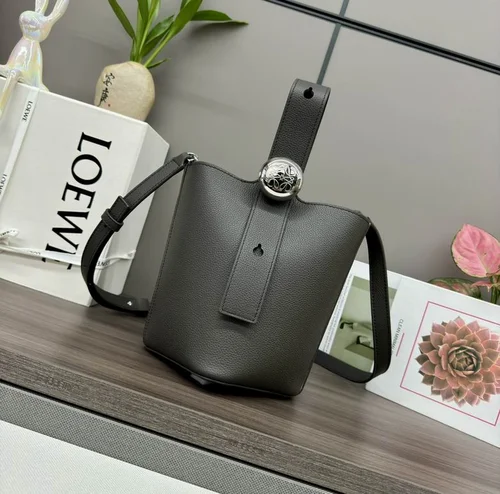 Loewe Original Handbags Authentic Anagram Leather Collection