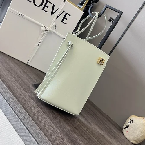 Loewe Original Handbags Authentic Anagram Leather Collection