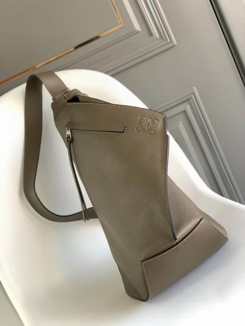 Loewe Original Handbags Authentic Anagram Leather Collection