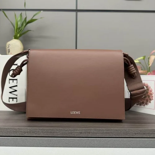 Loewe Original Satchel Bag Authentic Anagram Leather