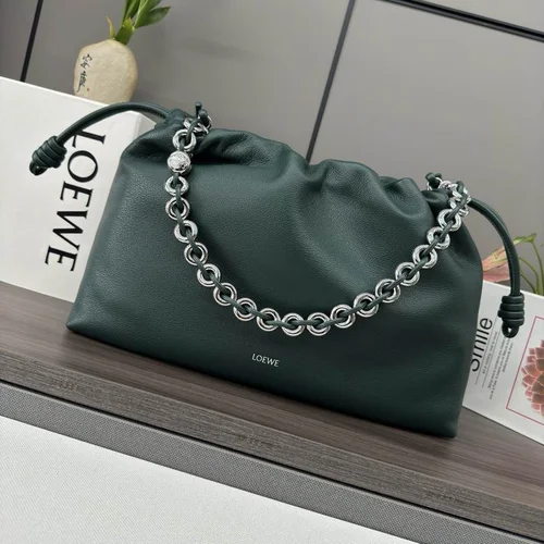 Loewe Original Flamenco Purse Clutch Authentic Nappa Leather