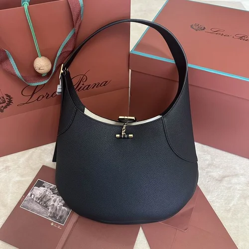 Loro Piana Original Bobbin Bag Authentic Linen Leather