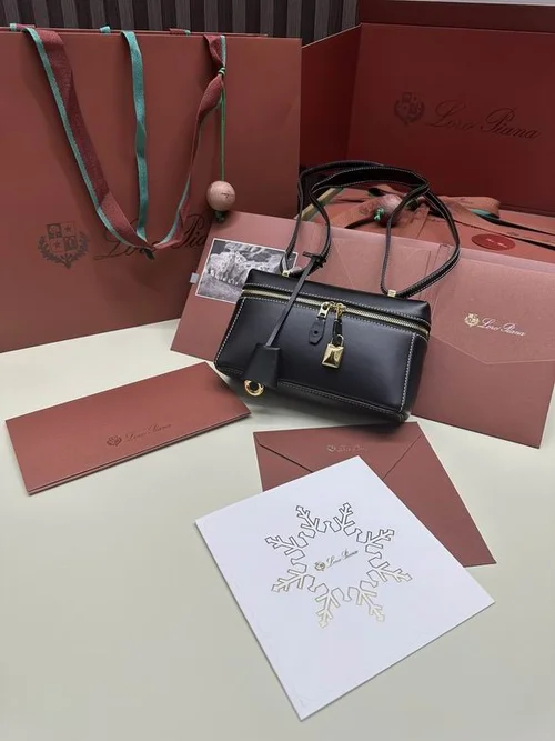 Loro Piana Original Extra Bag Large Authentic Linen Leather