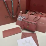 Loro Piana Original Extra Bag Large Authentic Linen Leather