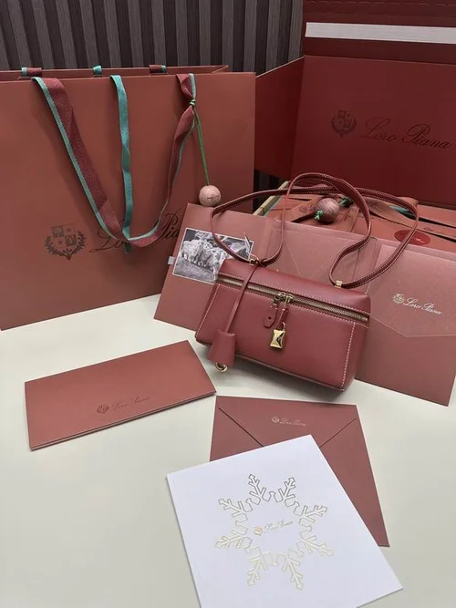 Loro Piana Original Extra Bag Large Authentic Linen Leather