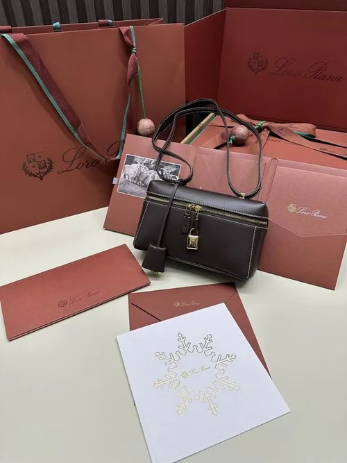 Loro Piana Original Extra Bag Large Authentic Linen Leather