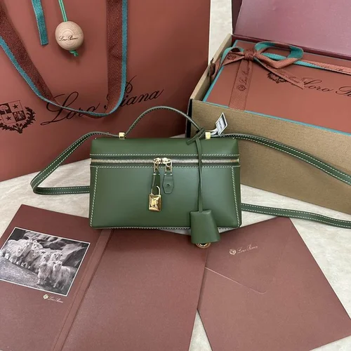 Loro Piana Original Extra Bag Large Authentic Linen Leather