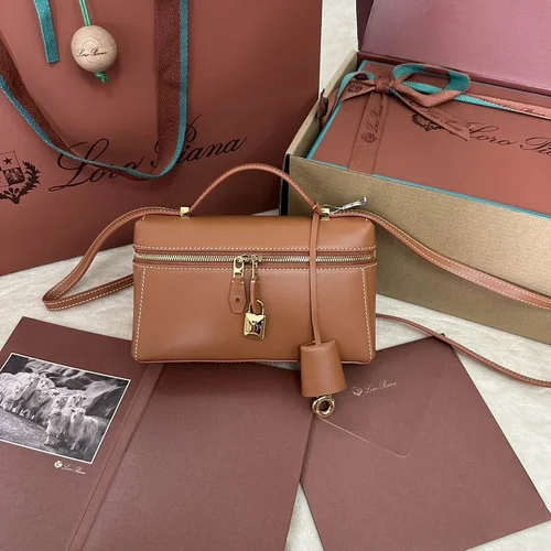 Loro Piana Original Extra Bag Large Authentic Linen Leather