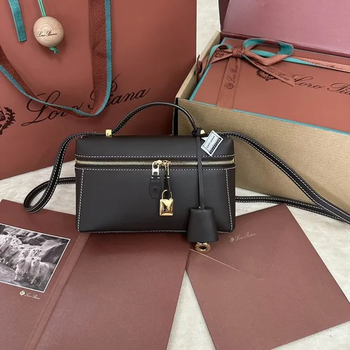 Loro Piana Original Extra Bag Large Authentic Linen Leather