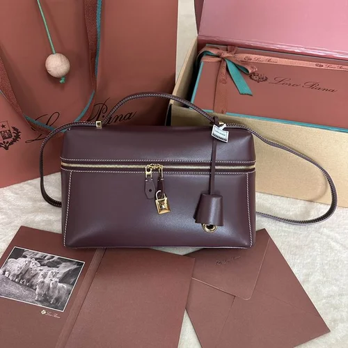 Loro Piana Original Extra Bag Large Authentic Linen Leather