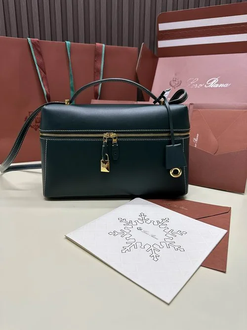 Loro Piana Original Extra Bag Large Authentic Linen Leather