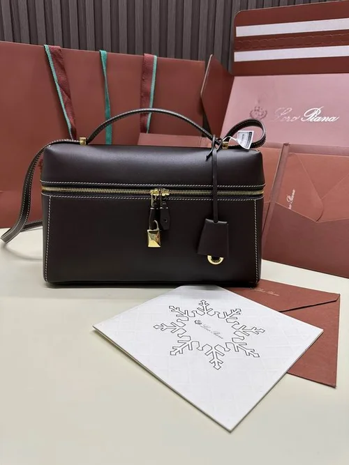 Loro Piana Original Extra Bag Large Authentic Linen Leather