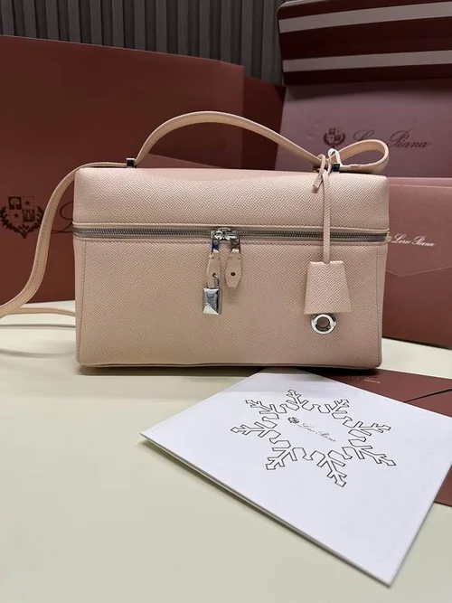 Loro Piana Original Extra Bag Large Authentic Linen Leather