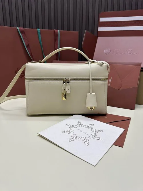 Loro Piana Original Extra Bag Large Authentic Linen Leather