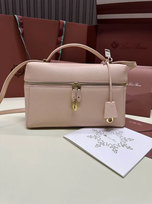 Loro Piana Original Extra Bag Large Authentic Linen Leather