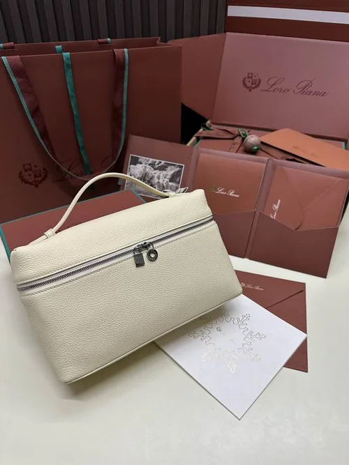 Loro Piana Original Extra Pocket L27 Large Pouch Authentic