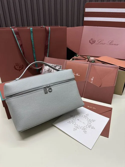 Loro Piana Original Extra Pocket L27 Large Pouch Authentic