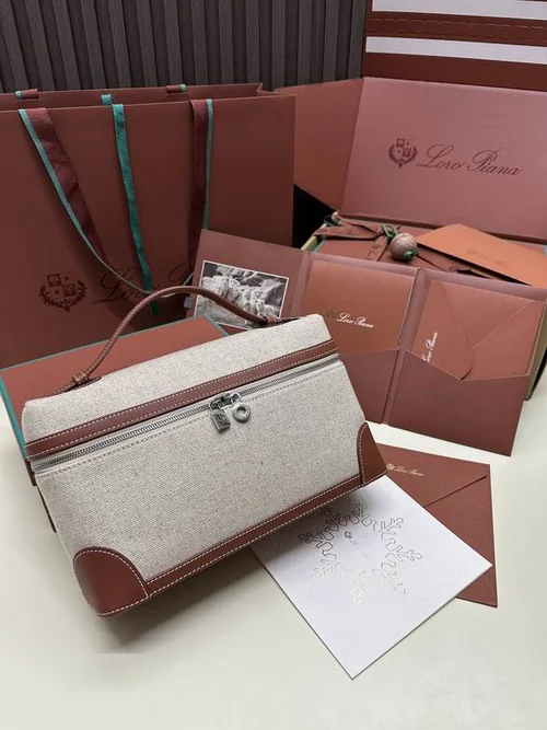 Loro Piana Original Extra Pocket L27 Large Pouch Authentic