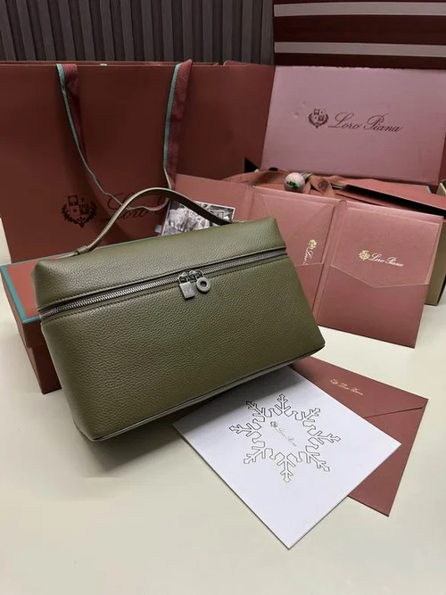 Loro Piana Original Extra Pocket L27 Large Pouch Authentic