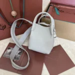Loro Piana Original Bucket Bag Authentic Linen Leather