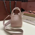Loro Piana Original Bucket Bag Authentic Linen Leather