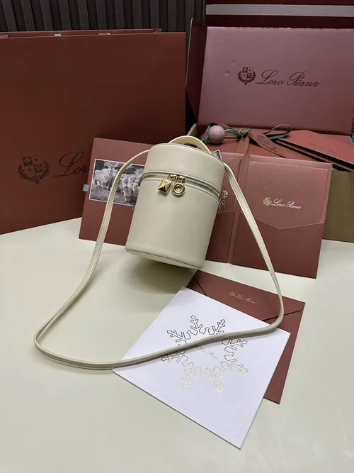 Loro Piana Original Pencil Case Pouch Authentic Leather