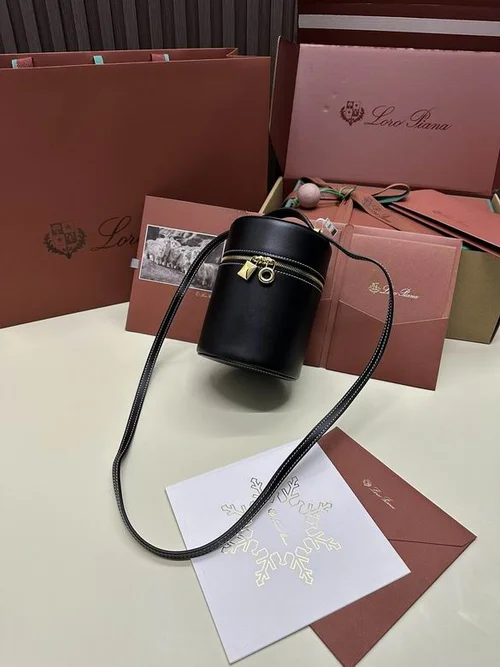 Loro Piana Original Pencil Case Pouch Authentic Leather