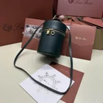 Loro Piana Original Pencil Case Pouch Authentic Leather