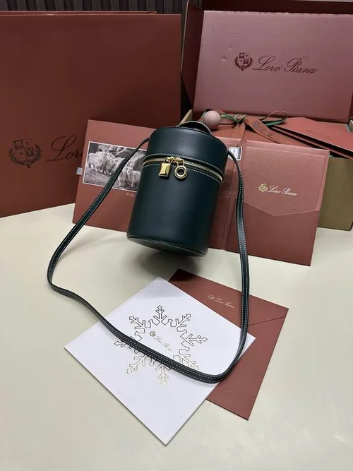 Loro Piana Original Pencil Case Pouch Authentic Leather