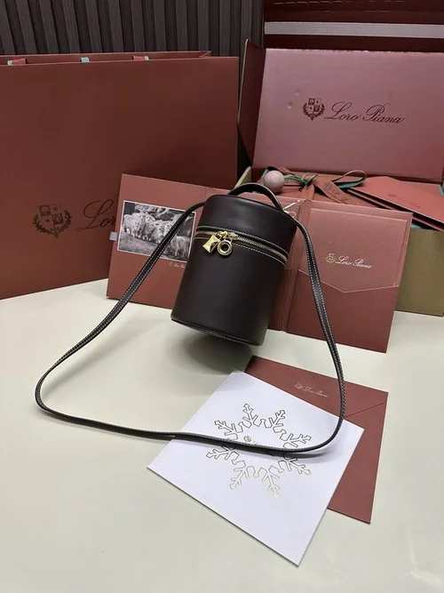 Loro Piana Original Pencil Case Pouch Authentic Leather