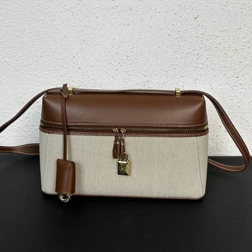 11 Loro Piana Lunch Box Structured Bag Women Luxury Leather