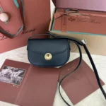 Loro Piana Original Saddle Bag Authentic Linen Leather