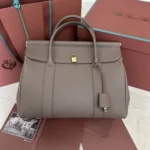 Loro Piana Loom L32 Medium Tote Women Luxury Woven Leather