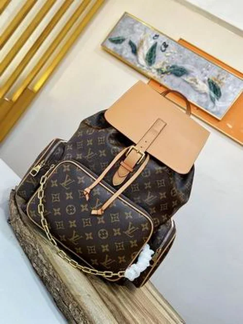 11 Louis Vuitton Original Backpack Large Authentic Monogram Canvas