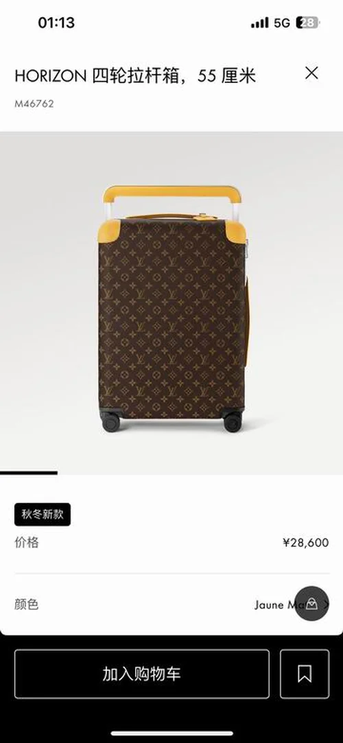 Louis Vuitton Original Trolley Case Authentic Monogram Canvas