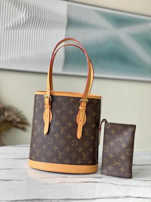 Louis Vuitton Original Bucket Bags Authentic Monogram Canvas