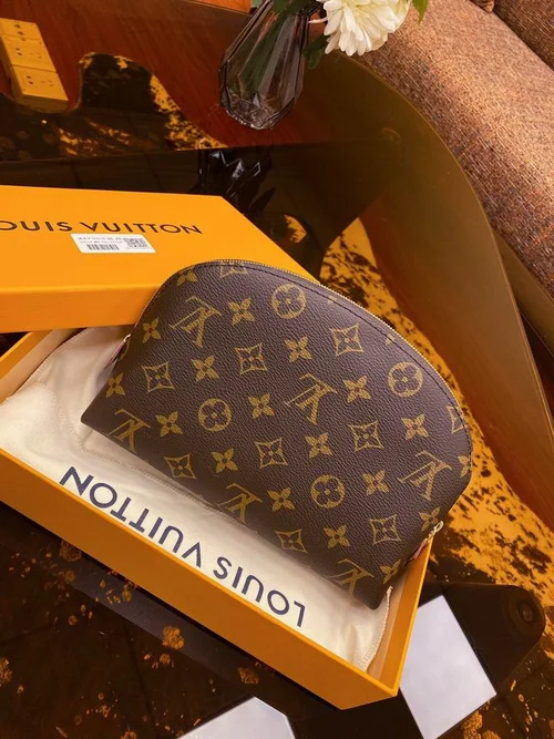 Louis Vuitton Original Beauty Cosmetic Bag Authentic Monogram