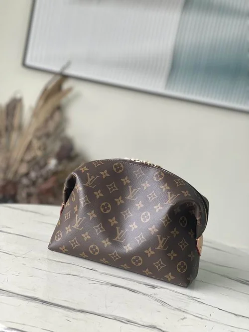 Louis Vuitton Original Beauty Cosmetic Bag Authentic Monogram
